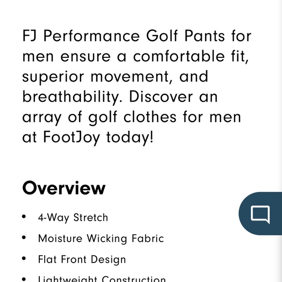 Brand New FJ golf pants - Picture 4 of 4